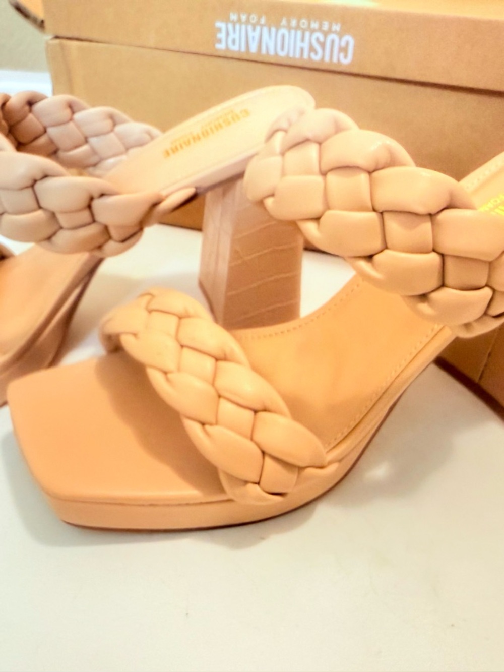 Woven Platform Mules